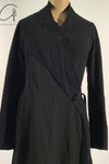 Marc le bihan double fabric dress 2185 black